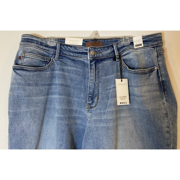 NWT Judy Blue Wide Leg Jeans Medium Wash Size 20W New - Picture 2 of 5